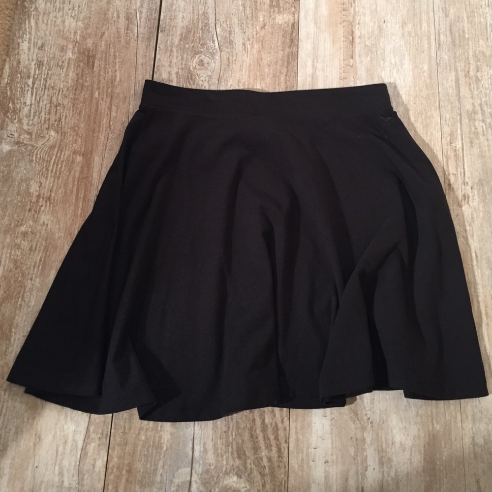 Pink by Victoria secret black circle skirt